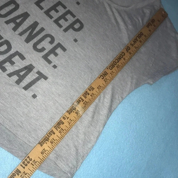 AUTHENTIC AMERICAN HERITAGE short sleeve Eat Sleep Dance Repeat size M - Picture 6 of 7